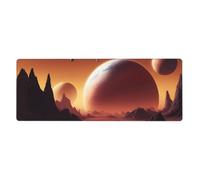 YYHWHJDE Alien Planet Pattern Extra Large Mouse Pad Strong Adhesion, Durable, Precise Locking Edge 12x31.5in