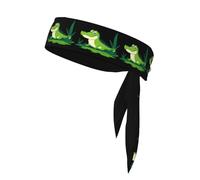 YYHWHJDE Alligator in the swamp Pattern Sports Double-Sided Headscarf Quick Drying, Moisture Wicking for Women, Girls, and Men