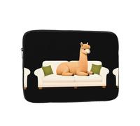YYHWHJDE Alpaca on The Sofa Prints Protective Shockproof Portable Laptop Sleeve Case 12 inch for Men and Women Business Travel, and Office Daily Use