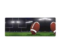 YYHWHJDE American soccer Extra Large Rubber Mousepad 12x31.5in