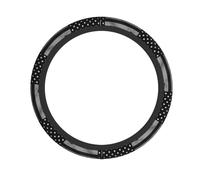YYHWHJDE American Thin Blue Line Flag Prints Quality Steering Wheel Grip - Quality Neoprene Cover for Universal Vehicle Protection