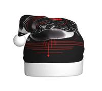 YYHWHJDE An arrow through the heart Prints Christmas Hat for Adult for men and women clothing headband for festive occasions