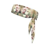 YYHWHJDE An orchid. Pattern Sports Double-Sided Headscarf Quick Drying, Moisture Wicking for Women, Girls, and Men
