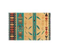 YYHWHJDE Ancient Egypt Tribe Series Prints Placemats Set of 6 12x18in - Elevate Every Meal with Durable & Customizable Table Layers