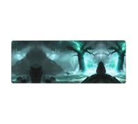 YYHWHJDE Ancient Tree in The Storm Prints Extra Large Mouse pad Mousepad 12x31.5in for Office Gaming Learning