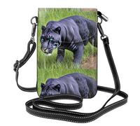 YYHWHJDE Animal Panther Prints Small Leather Women'S Crossbody Flip Phone Bag, Waterproof And Durable