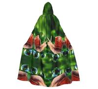 YYHWHJDE Animal Snail Prints Hooded Cloak - Extra Large Cozy Throw for Halloween Costume & Cosplay