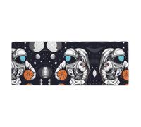 YYHWHJDE Astronaut Space Basketball Prints Extra Large Mouse pad Mousepad 12x31.5in for Office Gaming Learning