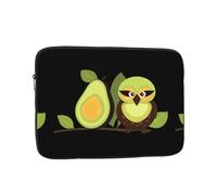 YYHWHJDE Avocado Owl Prints Protective Shockproof Portable Laptop Sleeve Case 10 inch for Men and Women Business Travel, and Office Daily Use