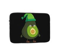 YYHWHJDE Avocado with a hat Prints Protective Shockproof Portable Laptop Sleeve Case 10 inch for Men and Women Business Travel, and Office Daily Use