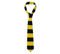 YYHWHJDE Baden-Württemberg flag Pattern Men's Necktie for Business, Daily Wear, Work, Birthdays, Weddings, Parties, Banquets Easy Care 57X3.1 In
