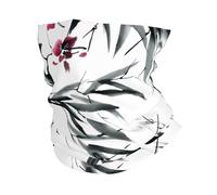 YYHWHJDE Bamboo Cherry Blossom Prints Versatile Sport Throw - Seamless, Quick-Drying, Multifunctional Headwear for Hiking, Biking & More!