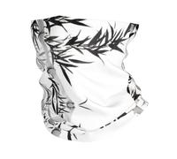 YYHWHJDE Bamboo Tree Image Chinese Calligraphy Prints Versatile Sport Throw - Seamless, Quick-Drying, Multifunctional Headwear for Hiking, Biking & More!