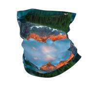 YYHWHJDE Banff National Park Prints Versatile Sport Throw - Seamless, Quick-Drying, Multifunctional Headwear for Hiking, Biking & More!