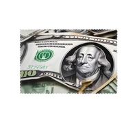 YYHWHJDE Banknote Patterns Picture Placemats for Dining Table Set of 6 12x18in heat resistance for hotels, homes, and banquets