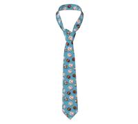 YYHWHJDE baseball basketball football hockey Pattern Men's tie classic style suit cravat suitable for holidays and work
