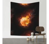 YYHWHJDE Basketball Prints 60x51in Wall Tapestry - Lightweight Polyester Throw for Dorm Decor, Beach Blanket & Room Layering