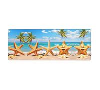 YYHWHJDE Beach Starfish Prints Extra Large Mouse pad Mousepad 12x31.5in for Office Gaming Learning