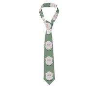 YYHWHJDE beautiful lamb Pattern Men's tie classic style suit cravat suitable for holidays and work