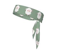 YYHWHJDE beautiful lamb Prints Sports Double-Sided Headscarf Quick Drying, Moisture Wicking for Women, Girls, and Men