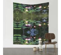 YYHWHJDE Beautiful Lotus Flower Prints 60x51in Wall Tapestry - Elevate Your Space with a Versatile & Cozy Throw Blanket for Dorms, Beach & Home