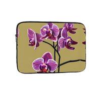 YYHWHJDE Beautiful Orchids Prints Protective Shockproof Portable Laptop Sleeve Case 15 inch for Men and Women Business Travel, and Office Daily Use
