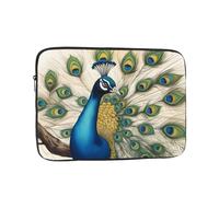 YYHWHJDE Beautiful Peacock Printing Portable Laptop Sleeve Case 17 inch Shockproof Bag for Men and Women Business Travel, and Office Daily Use