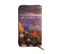 YYHWHJDE Beauty Grand Canyon Printing Quality Leather Long Clutch Wallet Designed for Fashion Girls and Women Stylish 7.48 x 4.13 in