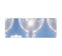 YYHWHJDE Bird Facing The Sun Pattern Extra Large Mouse Pad Strong Adhesion, Durable, Precise Locking Edge 12x31.5in