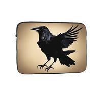 YYHWHJDE Black Crow Birds Prints Protective Shockproof Portable Laptop Sleeve Case 13 inch for Men and Women Business Travel, and Office Daily Use