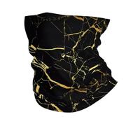 YYHWHJDE Black Gold Marble Prints Multifunctional Sport Headband: The Great Adventure Throw for Hiking, Biking & More!