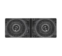 YYHWHJDE Black Pentatonic Music Pattern Extra Large Mouse Pad, Computer Office Anti Slip Gaming Keyboard Thickened Version 12x31.5in