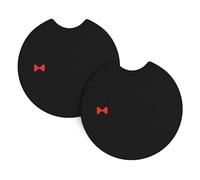 YYHWHJDE Black Spider Prints Car Cup Coasters 2-Pack - The Ideal Housewarming Gift for Car Owners - High-Grade Neoprene Throw, Effortless Style & Protection