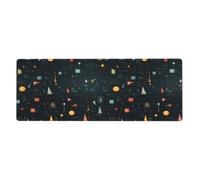 YYHWHJDE Blackboard Math Pattern Extra Large Mouse Pad, Computer Office Anti Slip Gaming Keyboard Thickened Version 12x31.5in