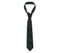 YYHWHJDE blackboard math Pattern Men's tie classic style suit cravat suitable for holidays and work