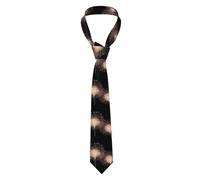 YYHWHJDE Blooming pink fireworks Pattern Men's Necktie for Business, Daily Wear, Work, Birthdays, Weddings, Parties, Banquets Easy Care 57X3.1 In