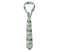 YYHWHJDE Blue Dragonfly Prints Men's Necktie Soft & Comfortable, Non-Deforming, Fade-Resistant, Durable (57X3.1 inch)