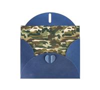 YYHWHJDE Blue Greeting Card Camo Woodland Camoflage Prints for Christmas, Children's Birthday, Valentine's Day, and Party Invitation
