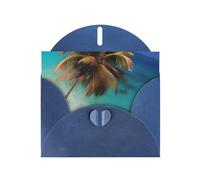 YYHWHJDE Blue Greeting Card Caribbean Islands Prints for Christmas, Children's Birthday, Valentine's Day, and Party Invitation