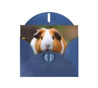 YYHWHJDE Blue Greeting Card Guinea Pigs Pattern for Christmas, Children's Birthday, Valentine's Day, and Party Invitation