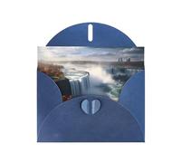 YYHWHJDE Blue Greeting Card Niagara Falls Pattern for Christmas, Children's Birthday, Valentine's Day, and Party Invitation