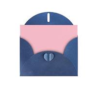 YYHWHJDE Blue Greeting Card Solid color pink Prints for Christmas, Children's Birthday, Valentine's Day, and Party Invitation