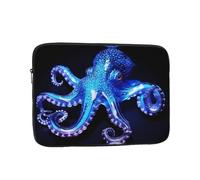 YYHWHJDE Blue Octopus Printing Portable Laptop Sleeve Case 17 inch Shockproof Bag for Men and Women Business Travel, and Office Daily Use