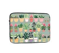 YYHWHJDE Bonsai Plant Prints Protective Shockproof Portable Laptop Sleeve Case 15 inch for Men and Women Business Travel, and Office Daily Use
