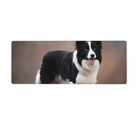 YYHWHJDE Border Collie Picture Extra Large Mouse pad, Computer Office Anti Slip Gaming Keyboard Thickened Version 12x31.5in