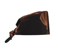 YYHWHJDE Bouffant Scrub Caps Brown Labrador Retriever Prints - Adjustable Surgical Caps for Men and Women