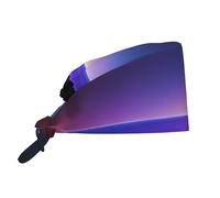 YYHWHJDE Bouffant Scrub Caps Cosmic Saturn Prints - Adjustable Surgical Caps for Men and Women Black