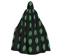 YYHWHJDE brazil Prints Hooded Cloak - Oversized Costume Throw, Soft Cosplay Layer