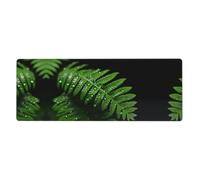 YYHWHJDE Bright Green Ferns Prints Extra Large Mouse pad Mousepad 12x31.5in for Office Gaming Learning