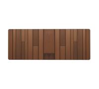 YYHWHJDE Brown Wooden Pattern Extra Large Mouse Pad, Computer Office Anti Slip Gaming Keyboard Thickened Version 12x31.5in